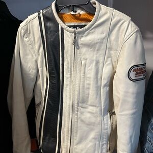 Harley-Davidson White Bomber Jacket